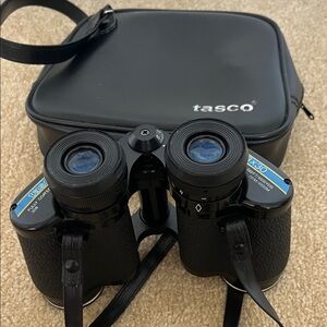 Tasco Black Binoculars with Carrying Case